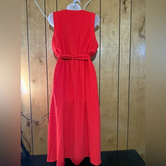 Nine West Vibrant Red Maxi Dress - Picture 2 of 3